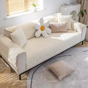 Простой современный комплект диванных подушек для гостиной, набор диванных подушек, полный пакет, пылезащитный чехол для дивана, утолщенный 70*70cm