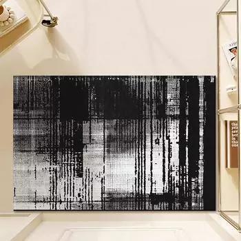 Простой современный коврик, бытовой впитывающий коврик для ног, туалетный диатомовый коврик для мытья воды, впитывающий нескользящий 40 * 60cm diatom mud