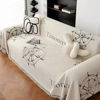 Простой современный легкий роскошный диван-полотенце на все времена года новый кожаный чехол для подушки нескользящий всеобъемлющий чехол одеяло 180*130cm