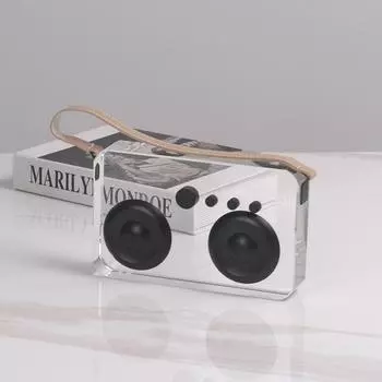 Простой современный легкий роскошный прозрачный радиоприемник кристалл украшения модель комнаты гостиная вход стол украшения Type A