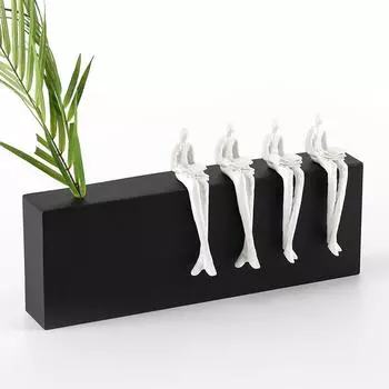 Простой современный образчик украшения для сидения и чтения бок о бок, гостиная, тумба под телевизор, креативное украшение