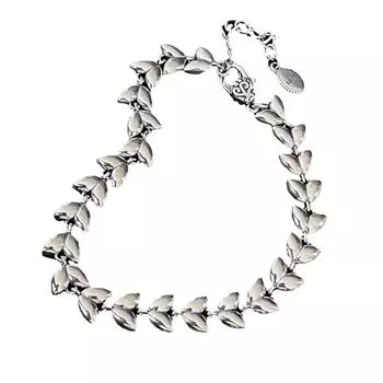 Простой стиль Lucky Wheat ретро темпераментный браслет из стерлингового серебра S925 не выцветающий высококачественный универсальный ювелирный браслет 925