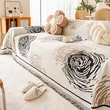 Простой стиль, расширенная атмосфера, зеленое окрашенное диванное полотенце, универсальный универсальный чехол для гостиной, пылезащитный чехол, ворсовое шерстяное одеяло 180*130cm