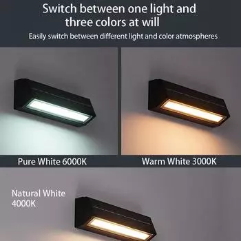 Простой светодиодный настенный светильник на солнечной батарее из АБС-пластика, наружный настенный светильник для сада, 5,5 В, литиевая батарея, черный корпус Warm light