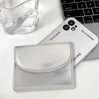 Простой тип обложки кошелек для монет студенческий кошелек женский кошелек для карт короткие кошельки для женщин маленькая денежная сумка фиолетовый