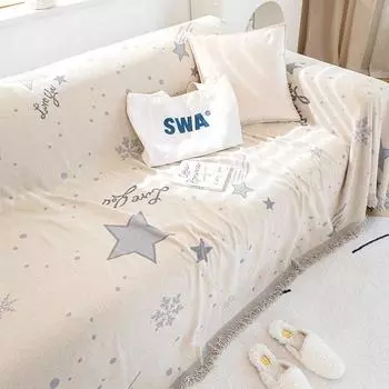 Простой тканевый чехол для дивана, полностью покрытый, универсальный чехол для дивана на четыре сезона, утолщенный, не царапающий 180*130cm