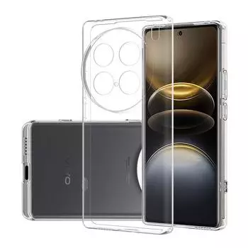 Простой тонкий мягкий прозрачный чехол из ТПУ для телефона VIVO X100 Ultra Pro X100S Pro X100S Pro Cover For VIVO X100 Ultra чистый