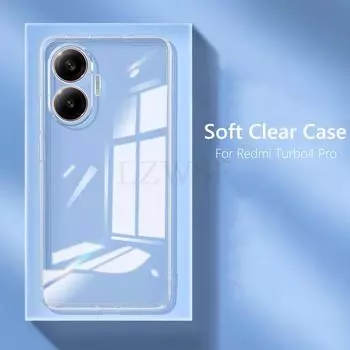 Простой тонкий мягкий прозрачный чехол из ТПУ для телефона Xiaomi Redmi Turbo 4 Pro Turbo4Pro 5G Cover Fundas Capa чистый