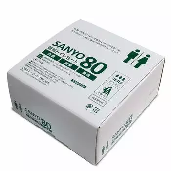 Простой туалет SANYO80 будет храниться в течение 15 в Японии Антибактериальный дезодорирующий коагулянт (80 использований) [Могут годы! ]Сделал