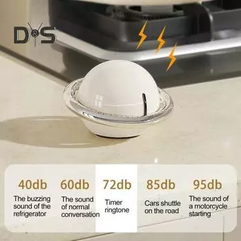 Простой в эксплуатации таймер для выпечки, магнитный отличный ручной будильник с обратным отсчетом бежевый