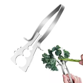 Простой в использовании инструмент для удаления зелени из нержавеющей стали для овощей
