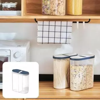 Простой в использовании резервуар для хранения продуктов с откидной крышкой, удобный в очистке резервуар для хранения продуктов белый