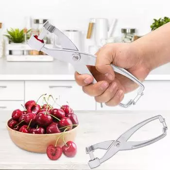 Простой в использовании, сверхмощный инструмент. Цельнометаллическая конструкция, легко чистится, для удаления косточек из вишни, оливок, кухонного инструмента. One Size серебряный
