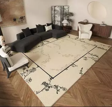 Простой ворсистый ковер с кристаллами для гостиной, домашний коврик для пола, прикроватный коврик для спальни, устойчивый к грязи ковер 1600mm x 2300mm