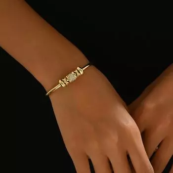Простой женский браслет индивидуальный геометрический браслет ниша золотой