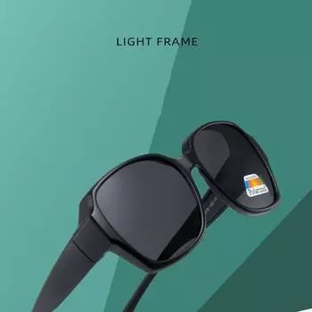 Простота Мода Для Очков Солнцезащитные Очки Повседневная Квадратная Оправа Женщины Мужчины Большая оправа Glasses cloth random colour