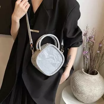 Простота однотонные новые женские сумки через плечо тренд горячая распродажа сумки через плечо базовый стиль