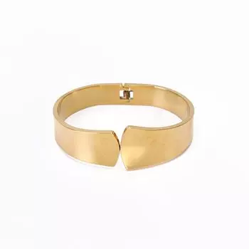 Простота Преувеличение Браслеты Темперамент Широкий Браслет Лицевой Стороны Ювелирные Изделия Аксессуары серебряный