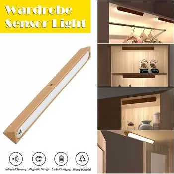Простота светодиодный ночник с датчиком ручной развертки, ночник для дома, гостиной, шкафа, шкафа, внутреннее освещение, подарки