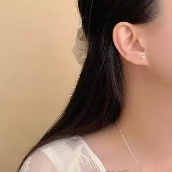 Простые бамбуковые серьги для женщин, новый нишевый дизайн, стильные и модные серьги для поездок на работу