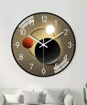 Простые цифровые настенные часы, бесшумные, без тикания, настенные часы без ударов для кухни, гостиной, спальни, ванной комнаты 8 inch