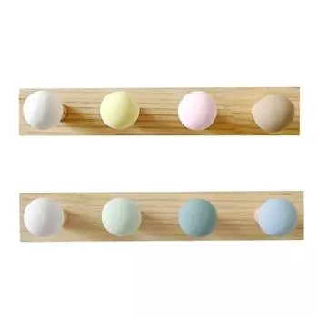 Простые деревянные крючки для подвешивания вешалок для ванной комнаты настенный крючок для хранения одежды в спальне вешалка для полотенец для дома держатель для ключей