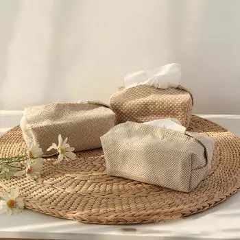 Простые домашние настольные коробки для салфеток, держатель для салфеток в японском стиле, диспенсер для бумаги