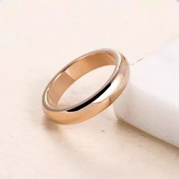 Простые гладкие кольца из нержавеющей стали, обручальное кольцо для пар, модные украшения, женские аксессуары, Anillos, подарок Femme, 4 мм 10