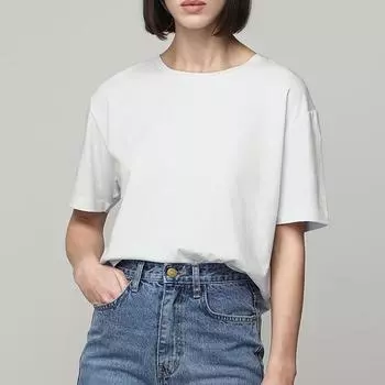 Простые хлопковые футболки Johnature для женщин, летние повседневные свободные цвета, женские топы