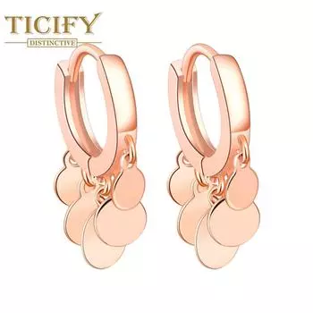 Простые и модные темпераментные персонализированные капли воды, короткие ушные колышки, круглая пряжка для ушей белый