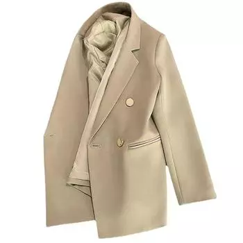 Простые и модные женские пиджаки на весну в нескольких однотонных цветах M красный