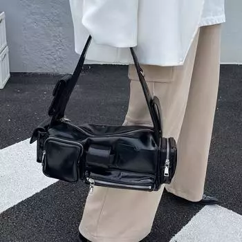 Простые кожаные брендовые многофункциональные сумки через плечо и весенние дизайнерские сумки через плечо