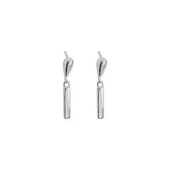 Простые квадратные серьги для женщин, модный геометрический дизайн, новые красивые серьги