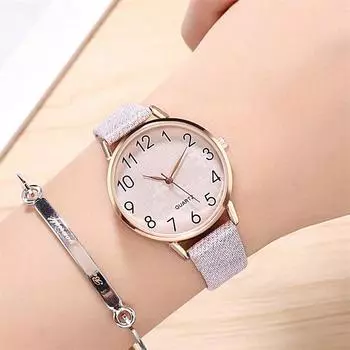 Простые кварцевые часы женские из нержавеющей стали матовый циферблат браслет часы женские кожаный ремешок розовое золото кварцевые наручные часы