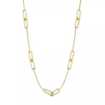 Простые медные цепочки Canner для женщин, колье с воротником, ювелирные изделия золотой