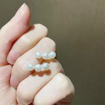 Простые милые жемчужные серьги для женщин, новые корейские ювелирные изделия Pendientes оптом