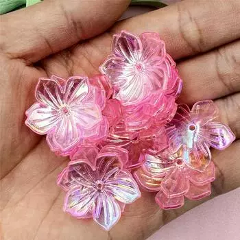 Простые модные 20 шт. 22,8 мм в форме цветка солнца, ручная работа, сделай сам, свободные бусины-разделители, браслет, ожерелье для изготовления ювелирных изделий, акриловые бусины фиолетовый