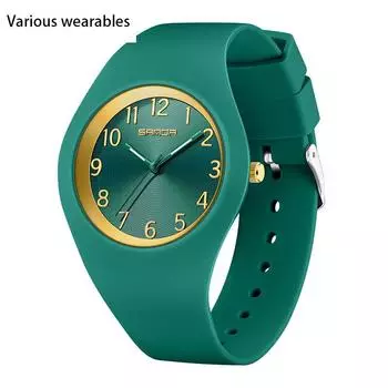 Простые модные электронные часы для студентов, легкие водонепроницаемые часы унисекс с силиконовым ремешком