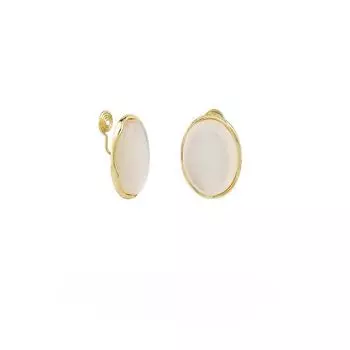 Простые модные серьги овальные смоляные женские противомоскитные спирали без пирсинга ушные клипсы