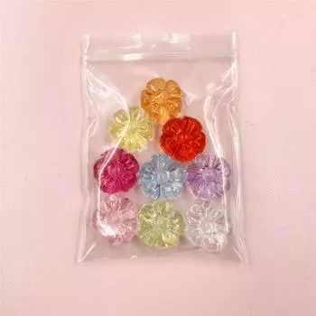 Простые модные свободные бусины 19,3 мм серьги DIY ручной работы материал браслет акриловые кристаллы аксессуары 10 шт модные украшения изготовление сливы цветение красный