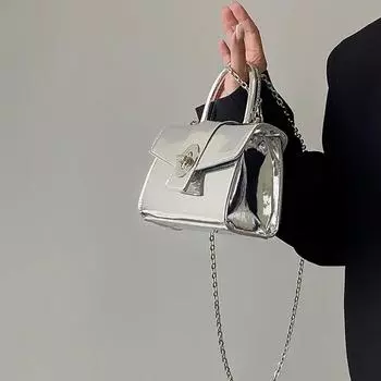 Простые модные женские сумки на цепочке, милые юридические женские сумки на ремне, популярная однотонная сумка-мессенджер из искусственной кожи