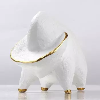 Простые мультяшные куклы и украшения в виде животных Креативные модные скульптурные экспозиции Модельная комната Детская комната Украшения для тумбы под телевизор