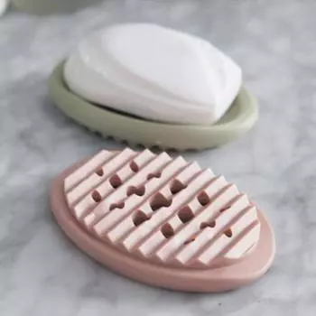 Простые нижние сливные отверстия, держатель для мыла, мыльница, туалет, аксессуары для ванной комнаты розовый