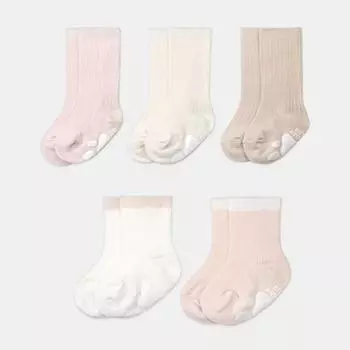 Простые носки для новорожденных девочек Hi Baby Club, 2 шт. + комплект гольфов, 3 шт., корейские товары для детей