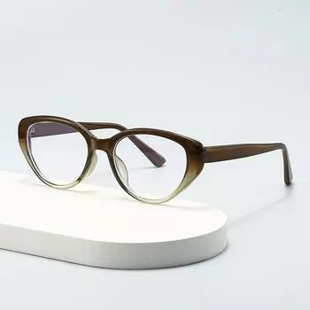 Простые очки Hd с защитой от синего луча, оправа для очков, черная оправа для похудения кошачий глаз, оправа для очков может быть оснащена степенями