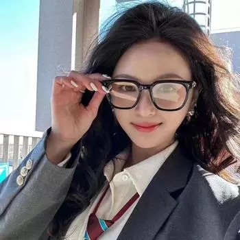 Простые очки, очки с защитой от синего излучения, женские простые очки, очки в оправе для похудения