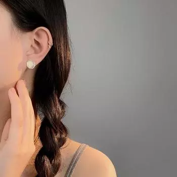 Простые овальные серьги из белого халцедона, ожерелье из белого агата для женщин, высококачественное ожерелье, серьги