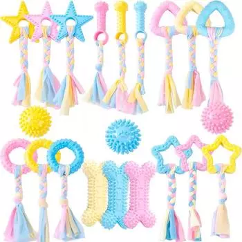 Простые принадлежности TPR Knot Toys 1 шт. случайный цвет интерактивная игрушка собака жует коренные зубы чистка устойчивые к укусам макароны цвета дрессировка собак игрушки для домашних собак Style 5