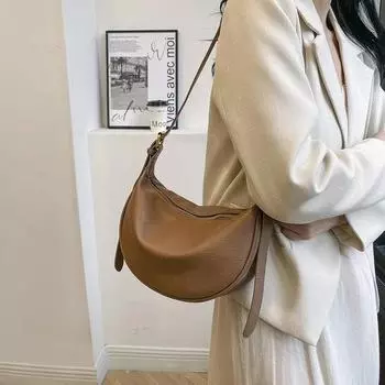 Простые прочные сумки через плечо из искусственной кожи, повседневная мода, роскошь, классическая сумка на плечо