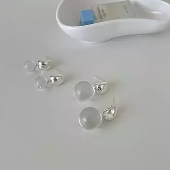 Простые ретро прозрачные серьги-гвоздики Doudou женские изысканные модные высококачественные серьги легкие роскошные нишевые серьги для холодного ветра copper